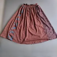 Chacott チャコット レイヤードガウチョ レギンス M 花柄 スカーチョ