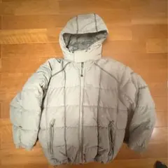 00s NIKE 2WAY キルティング フーデッド ダウン ジャケット L