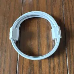 ホワイト Lightningケーブル 約1m