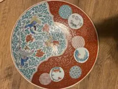 伊万里焼 染付 唐草文 大皿 直径40cm 骨董 古伊万里 飾り皿 アンティーク