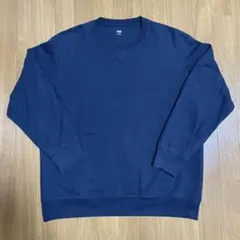 ユニクロ スウェットシャツ 69ネイビー XXLサイズ 男女兼用