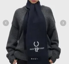 FRED PERRY Monogram Scarf モノグラムマフラー