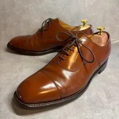 Otsuka 大塚製靴 内羽根 ストレートチップ ブラウン 革靴 25.5cm