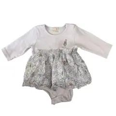 プティマイン 長袖トップス ロンパース ピーターラビット 70