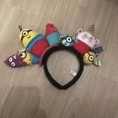 ミニオン　アイスクリームカチューシャ　ユニバ