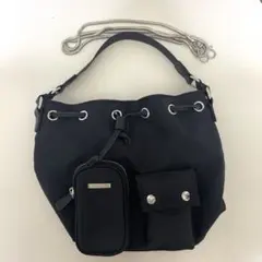 MOUSSY LOGO STRAP BUCKET バッグ　マウジーのサムネイル