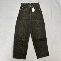 【sedacle girl】新品　レオパード柄パンツ　デニム