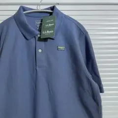 タグ付き未使用品 L.L.Bean エルエルビーン ポロシャツ インディゴブルーのサムネイル