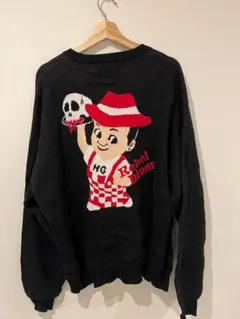 ダブルシー ニットセーター レトロ ローラースケート女の子 - メルカリ