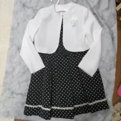 【西松屋】フォーマル水玉模様 ワンピース ジャケットセット 120　入学式