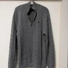 Polo Ralph Lauren ケーブルニット グレー
