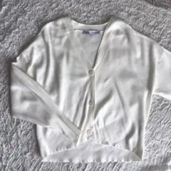 【 最終お値下げ 】ZARA | ザラ |リブカーディガン | カーディガン