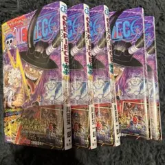 ワンピース115巻　5冊セット　シュリンク付き　帯付き　初版のサムネイル
