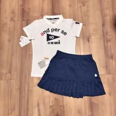 BBCO ビビコ レディース ゴルフウェア モックネック プリーツ パンダ M