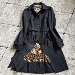 【美品✨】ドルチェアンドガッパーナ　トレンチコート　ロング　ベルト　レオパードのサムネイル