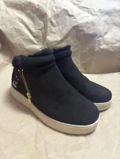 【MOZ】モズ　サイドジップスニーカーブーツ