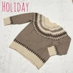Holiday ホリデイ アーガイル柄POニットのサムネイル
