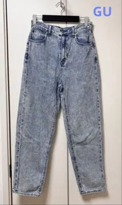 GUジーユー　ハイウエストマムジーンズ　M