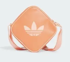 【新品未使用】adidas ミニショルダーバッグ オレンジ タグ付き コンパクト