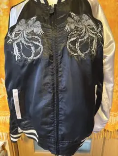 未使用 伊藤潤二展 誘惑 リバーシブル スカジャン ブラック 富江 XXL