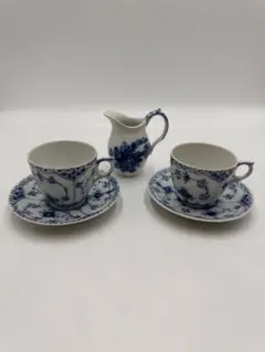 ロイヤルコペンハーゲン ブルーフルーテッド シュガーポット