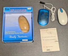 【元箱・取説付】未使用 レトロ 無線 ボールマウス RF USB レシーバー付属