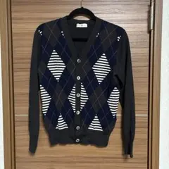 TRÉNTA OTTO アーガイルカーディガン