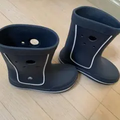 黒い長靴 プロテクター ホール付き