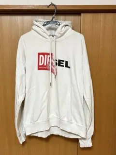 【DIESEL】ホワイトパーカー Mサイズ