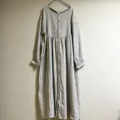 美品 アラクリティコロニー リネン100%シャツ オーバーサイズ バンド 