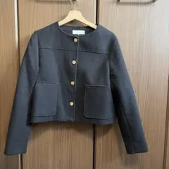 ZARA ジャケット　ブラック　ゴールドボタン