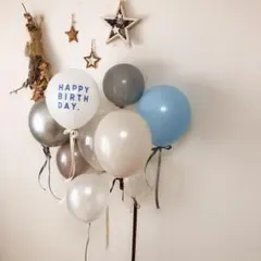 誕生日　飾り　風船　ハーフバースデー　インスタ　くすみカラー　バルーンスタンド