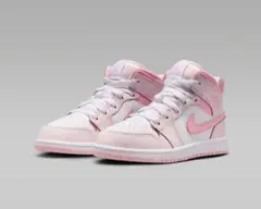 21.5cm ナイキ ジョーダン 1 ミッド ピンク 軽量 通学 通園 かわいい