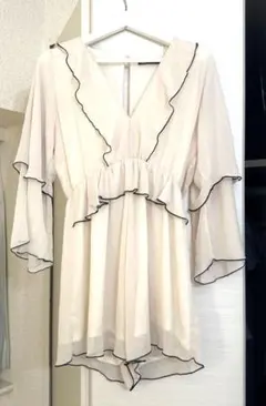 ZARA フリル　ミニワンピース