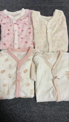 ベビー長袖肌着 4点セット　70サイズ