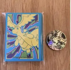 ポケモンカード　海外　公式デッキシールド カイリュー& カイリュー　コインのサムネイル