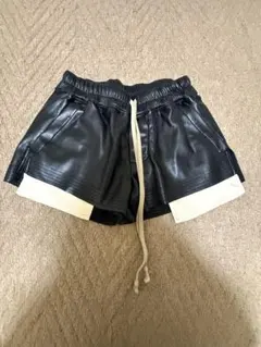 RICK OWENS 風フォグレザーショーツ風 ショートパンツ ゆいぴす着用 M
