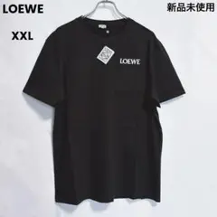 LOEWE アナグラム刺繍　半袖Tシャツ　ブラック　XXLサイズ LOEWE アナグラム刺繍 半袖Tシャツ ブラック XXLサイズ - メルカリ