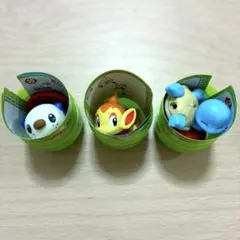 ポケモン チョコエッグ 旅立ちの3匹 ミジュマル ヒコザル ゼニガメ 3点セット