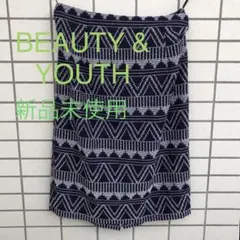 ビューティ＆ユース beauty&youth タイト ネイビー スカート 新品