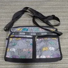 レスポートサック　LeSportsac　象柄　ショルダーバッグ