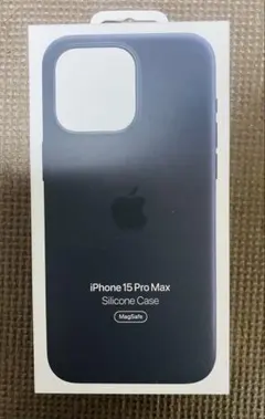 【Apple純正】iPhone 15 Pro Max シリコンケース ブラック