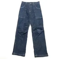 Old Gap Dark Blue Wide-leg Denim Pants