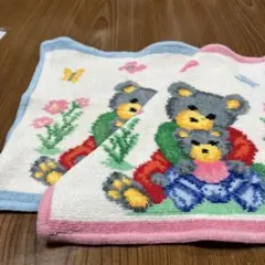 F E IL EＲ.クマの親子 タオルハンカチ 2枚セット