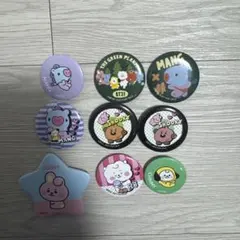 BT21 缶バッジ 9個セット