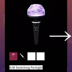 あんスタ ペンライト ストラップバンド ステッカー