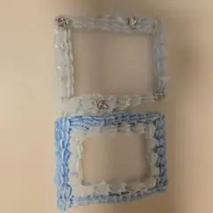 ホイップデコ　水色　２個セット