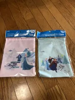2つセット＊アナ雪＊アナと雪の女王＊巾着＊キリンオリジナル