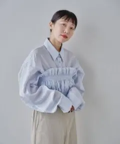 TODAYFUL ストライプショートシャツ トゥデイフルのサムネイル