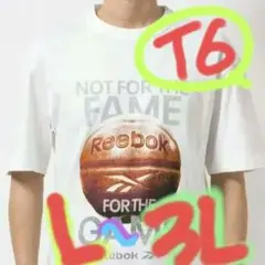 新品♦半額以下で、超激安です♦リーボック♦バスケットボールイラスト　半袖Ｔシャツ